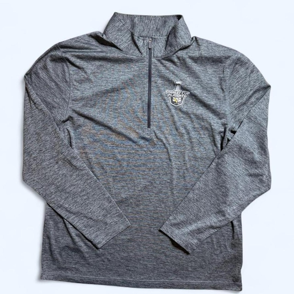 Pittsburgh Penguins Stanley Cup Playoffs 2018 1/4 Zip Pullover Lightweight